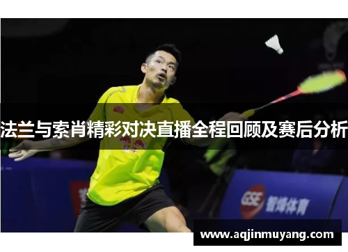 法兰与索肖精彩对决直播全程回顾及赛后分析